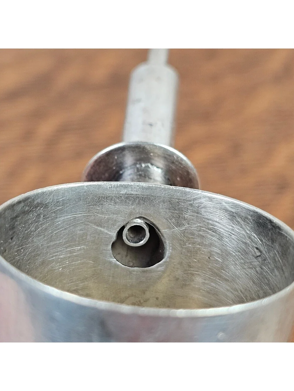 Vintage Leonore Doskow Handmade Sterling Silver Bottle Jigger Pourer